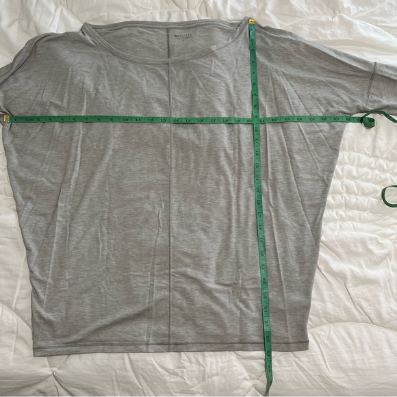 ATHLETA Train Long Sleeve Top Gray size Large - Picture 3 of 5